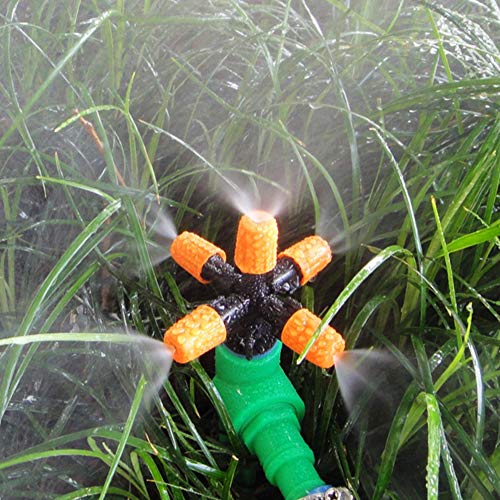 TRRAPLE Five Outlets Spraying Nozzles, 6 Pcs Micro Spray Adjustabl...