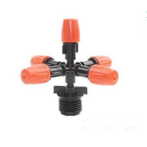 TRRAPLE Five Outlets Spraying Nozzles, 6 Pcs Micro Spray Adjustabl...