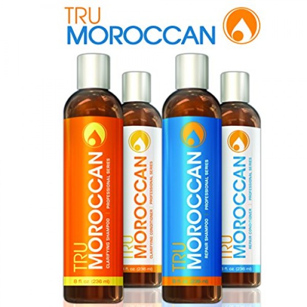 Moroccan Oil Shampoo- Best Natural Shampoo - Organic Shampoo- Sulf...