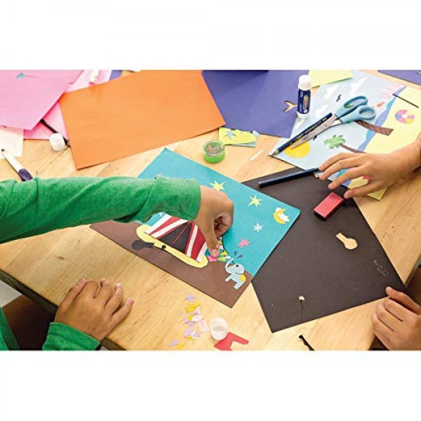 Pacon Tru-Ray Assorted Colors Smart Stack, 12 W x 18 L Pack of ...