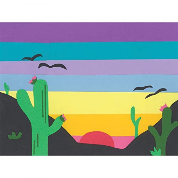 Pacon Tru-Ray Assorted Colors Smart Stack, 12 W x 18 L Pack of ...