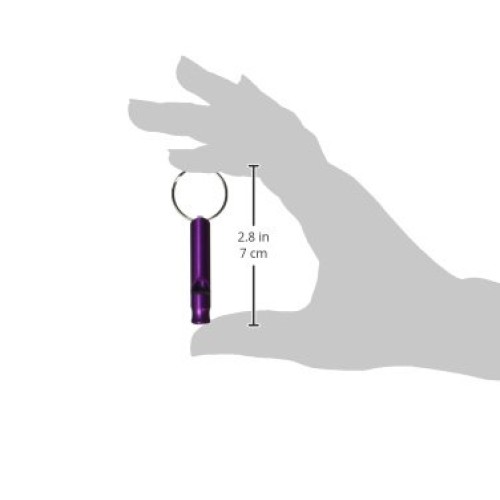 TruePower 40-0455 Aluminum Emergency Whistle/Survival Whistle with...