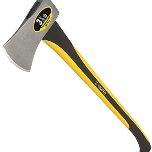 Truper 30528 3-1/2-Pound Single Bit Michigan Axe, Fiberglass Handl...