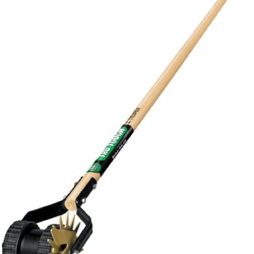 Truper 32100 Tru Tough Rotary Lawn Edger with Dual Wheel and Ash H...