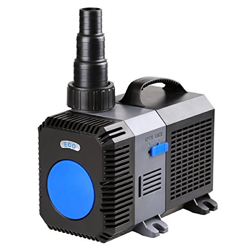 TRUPOW 4226GPH Flow Frequency Electric Inline Garden Submersible P...