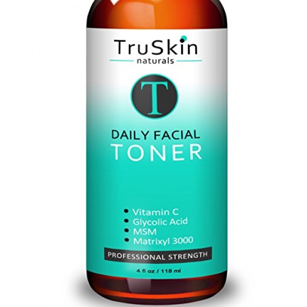 DAILY Facial SUPER Toner for All Skin Types, Contains Glycolic Aci...