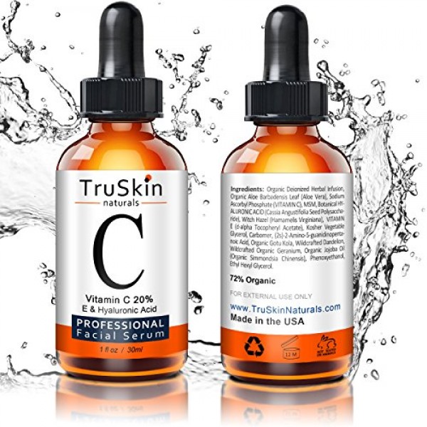 TruSkin Naturals Vitamin C Serum for Face, Topical Facial Serum wi...