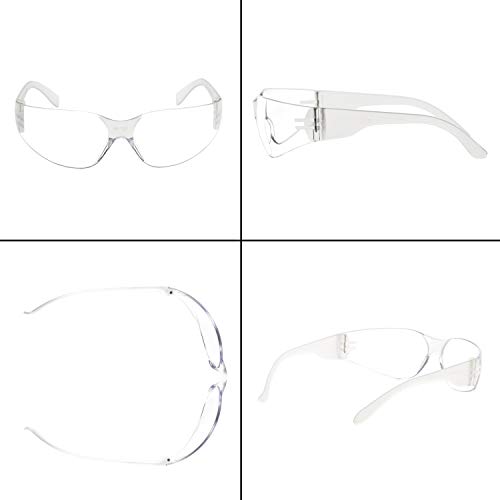 Safety Glasses 12x Clear Z87 Protective Eyewear
