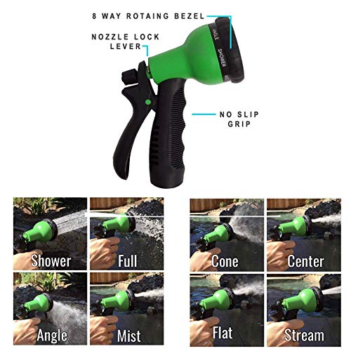 Triple Hose Garden Hose, Durable Expandable Hose Triple Layer Late...