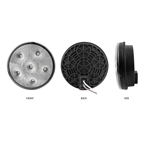 Tled-u16 4 round grommet mount flood led work lamp