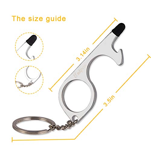 TSKECN No Touch Door Opener Tool,4 Pack Multifunctional No Touch K...