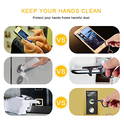 TSKECN No Touch Door Opener Tool,4 Pack Multifunctional No Touch K...