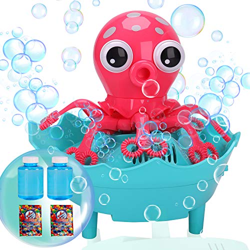 Bubble Machine Octopus Bubble Blower for Kids Toddlers, Automatic ...