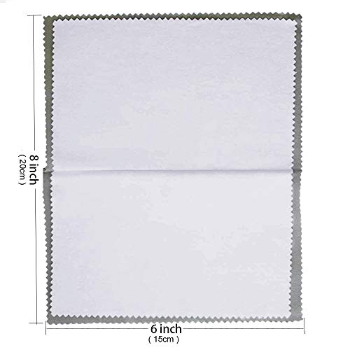 Polishing Cleaning Cloth for Silver, Gold, Platinum Jewelry, Watch...