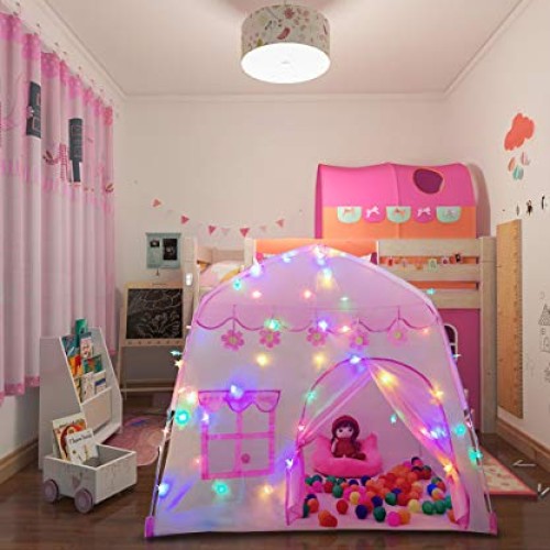 TTLOJ Kids Play Tent for Girls Boys Princess Playhouse Castle Play...