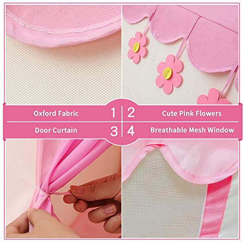 TTLOJ Kids Play Tent for Girls Boys Princess Playhouse Castle Play...