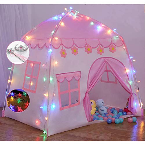 TTLOJ Kids Play Tent for Girls Boys Princess Playhouse Castle Play...