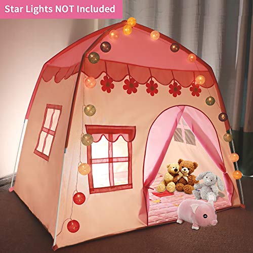 TTLOJ Kids Play Tent for Girls Boys Princess Playhouse Girls Pink ...