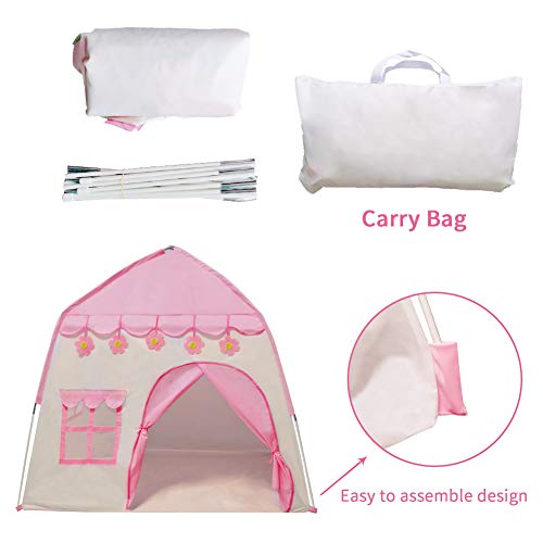 TTLOJ Kids Play Tent for Girls Boys Princess Playhouse Girls Pink ...