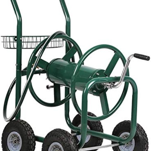 Best Patio Lawn Garden Hose Reel Cart with Wheels Reel Cart Tools ...