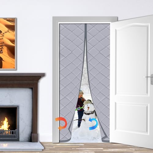 TTZ Magnetic Thermal Insulated Door Curtain,Upgraded Oxford Cloth&...