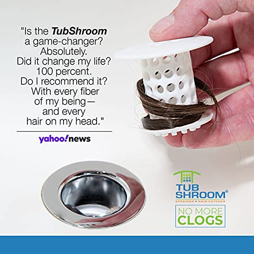 TubShroom The Revolutionary Tub Drain Protector Hair Catcher/Strai...
