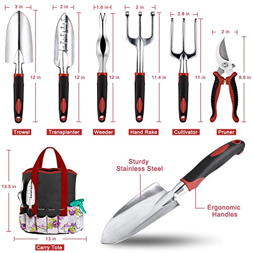 Tudoccy Garden Tools Set 83 Piece Succulent Tools Set Included, He...