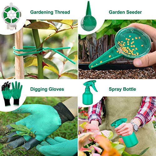 Tudoccy Garden Tools Set 83 Piece Succulent Tools Set Included, He...