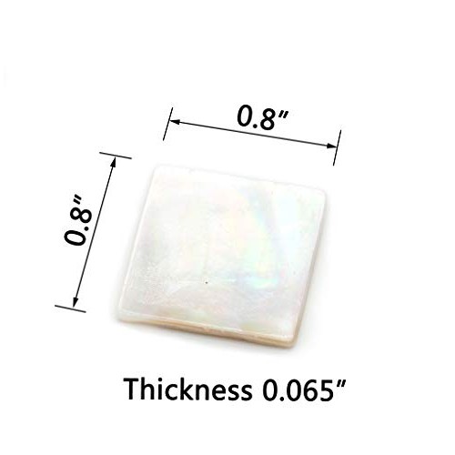 Tueascallk 300 Pcs of Natural Mother of Pearl Mosaic Tiles, for Ho...