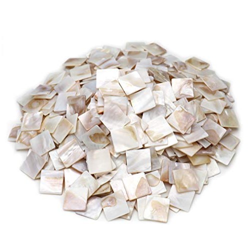 Tueascallk 300 Pcs of Natural Mother of Pearl Mosaic Tiles, for Ho...