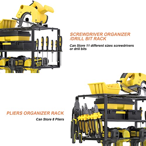2 Pack Power Tool Organizer,Garage Organization and Storage,Drill ...