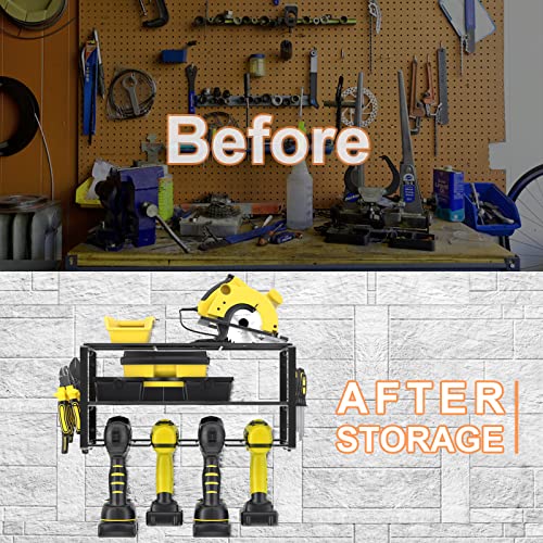 2 Pack Power Tool Organizer,Garage Organization and Storage,Drill ...