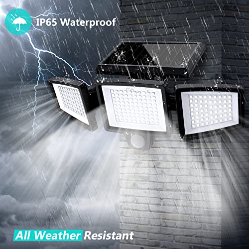 Tuffenough Solar Outdoor Lights 2500LM 210 LED Security Lights wit...