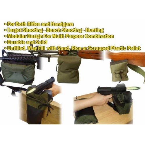 TufForce Window Shooting Rest Bag Set Combined/Blind Bag Use on Tr...