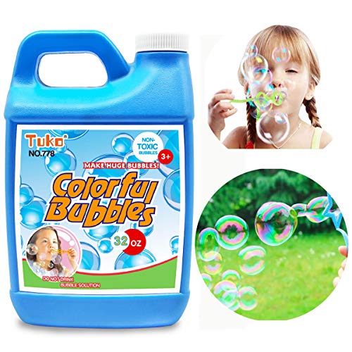 Tuko Bubble Solution Refill up to 2.5 Gallon Big Bubble Solution...