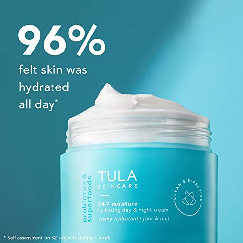 TULA Skin Care 24-7 Moisture Hydrating Day and Night Cream Travel...
