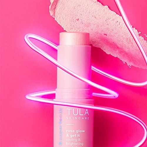 TULA Skin Care Rose Glow & Get It Cooling & Brightening Eye Balm |...