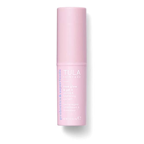 TULA Skin Care Rose Glow & Get It Cooling & Brightening Eye Balm |...