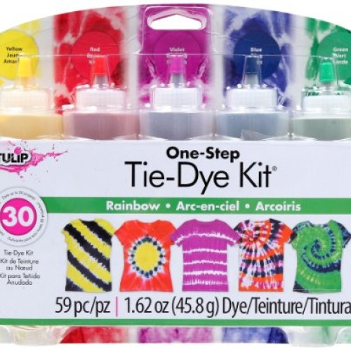 Tulip One-Step 5 Color Tie-Dye Kits Rainbow,1.62oz