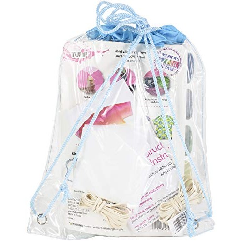 Tulip One-Step Tie Dye Backpack Kit Beachy Blues, 31pc, Party and ...