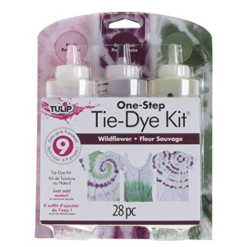 Tulip One-Step Tie-Dye Kit 3 Color Kit, Wildflower, DIY Tie Dye