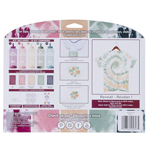 Tulip One-Step Tie-Dye Kit 5 Color Tie Dye, Wilderness