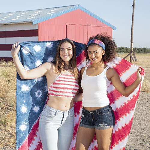 Tulip One-Step Tie-Dye Kit Americana Tie Dye, Red, Blue