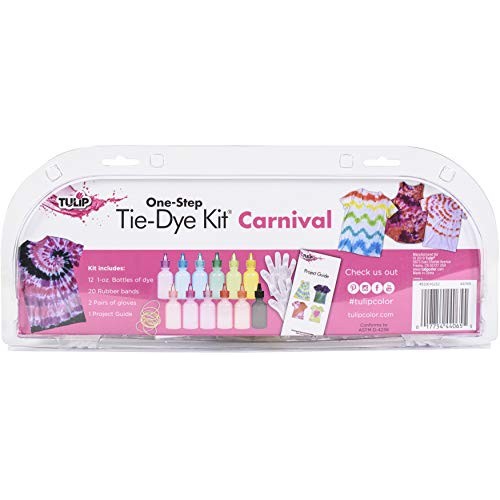 Tulip One-Step Tie-Dye Kit Carnival, Ultra Results All-in-1 Starte...