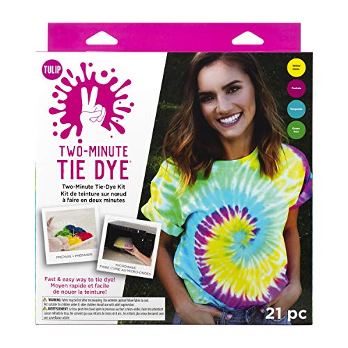 Tulip One-Step Tie-Dye Kit Fast & Easy Fabric Designs in 2 Minutes...