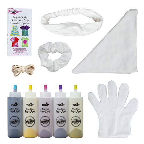 Tulip One-Step Tie-Dye Kit Kit, DIY Fashion Accessories, Scarf, He...
