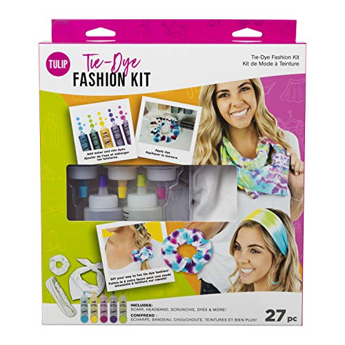 Tulip One-Step Tie-Dye Kit Kit, DIY Fashion Accessories, Scarf, He...