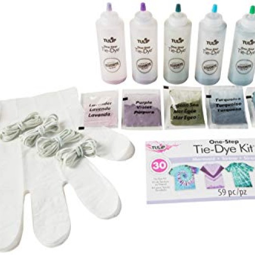 Tulip One-Step Tie-Dye Kit One-Step Tie Kit Fabric Dye, Mermaid