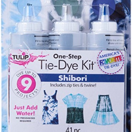 Tulip One-Step Tie-Dye Kit One-Step Tie Kit Fabric Dye, Shibori