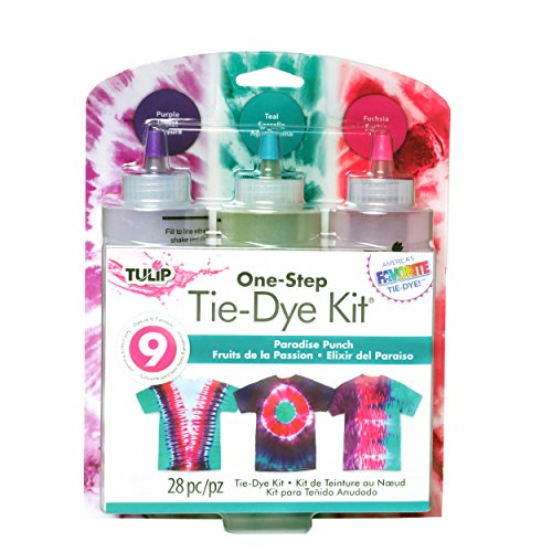 Tulip One-Step Tie-Dye Kit Premium Dye and Supplies, Easy Techniqu...
